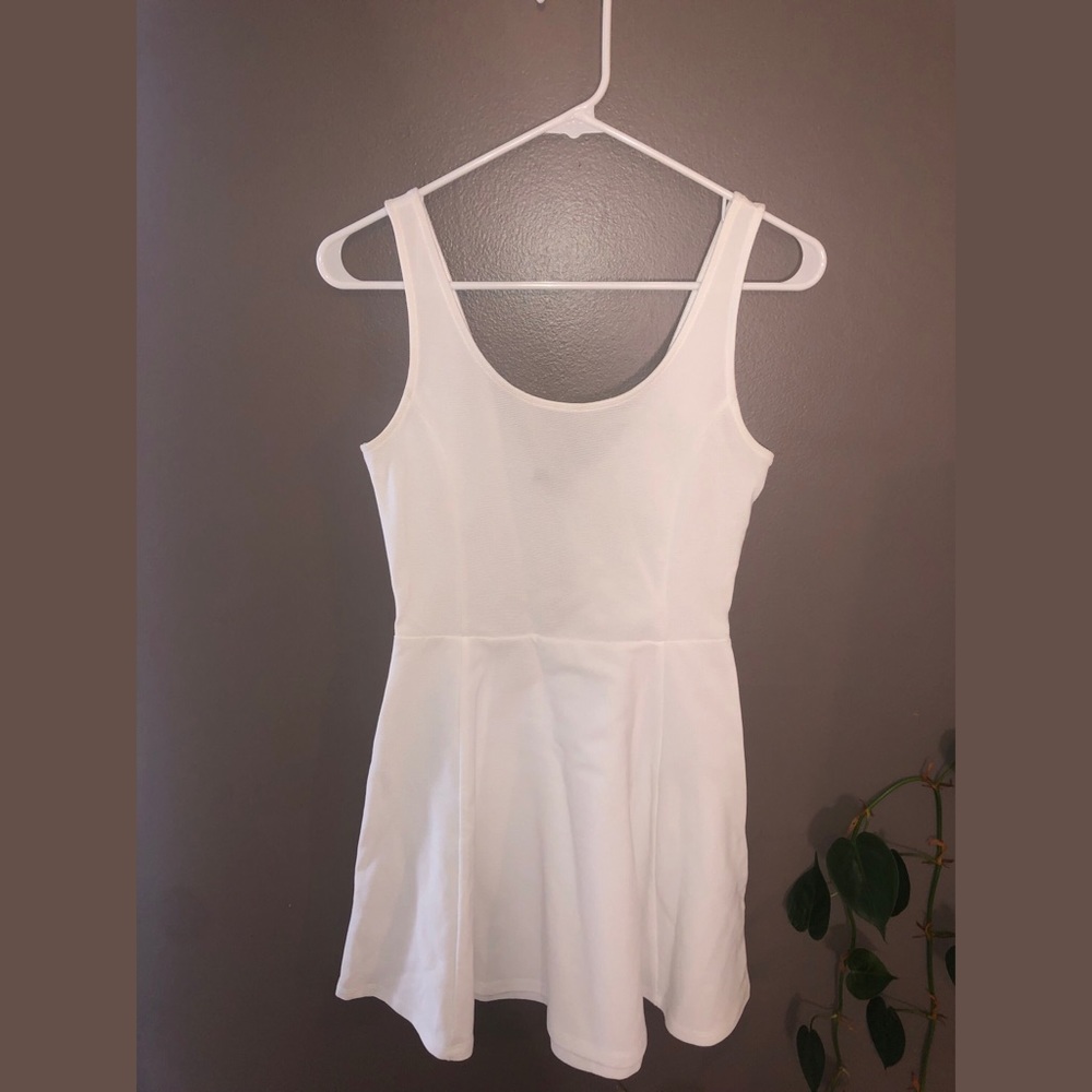White Skater Dress